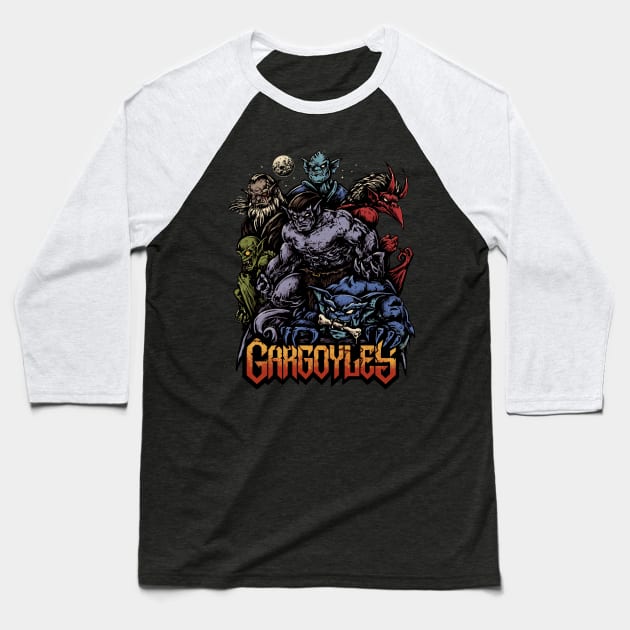 Gargoyles Baseball T-Shirt by Bodya